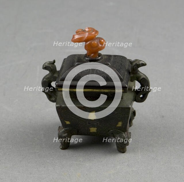 Miniature Vessel, Ming dynasty (1368-1644) or Qing dynasty (1644-1911). Creator: Unknown.