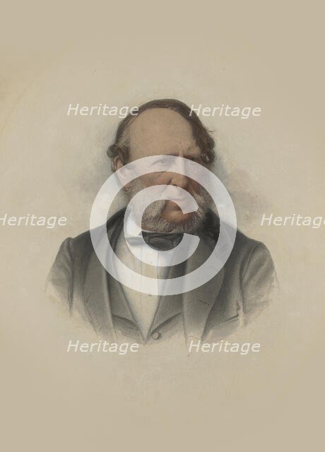 Portrait of George Cruikshank (1792-1878), c. 1875. Creator: Anonymous.