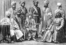 The Raja of Bahawalpur and his Court, 1895. Artist: Unknown