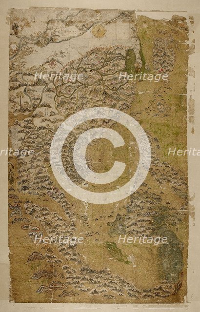The Selden Map of China. Artist: Chinese Master  