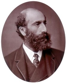 Philip Hermogenes Calderon, artist and Royal Academician, 1882. Creator: Lock & Whitfield.