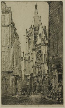 St. Severin, Paris, 1902. Creator: Donald Shaw MacLaughlan.