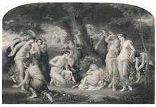 'Disarming of Cupid (Sonnet Cliv.)', c1870. Artist: P Lightfoot.