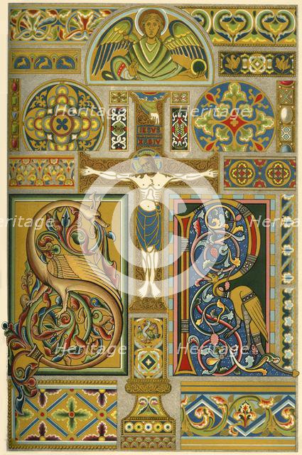 Medieval enamel and illuminated manuscripts, (1898). Creator: Unknown.