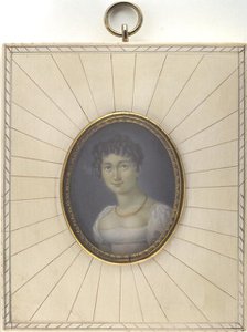 Portrait of a lady, 1800. Creator: JP.