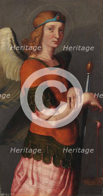 Saint Michael the Archangel, c1550-1560. Creator: Moroni, Giovan Battista (1520/25-1578).