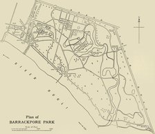 'Plan of Barrackpore Park', 1925. Creator: Unknown.