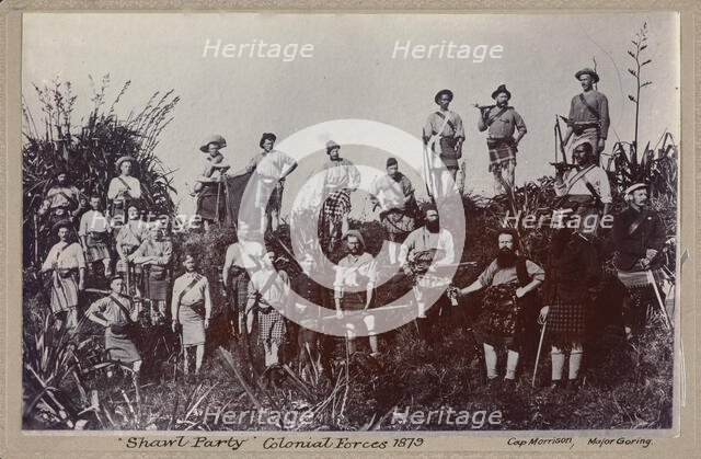 "Shawl Party", Colonial Forces 1879, 1879. Creator: William Francis Gordon.