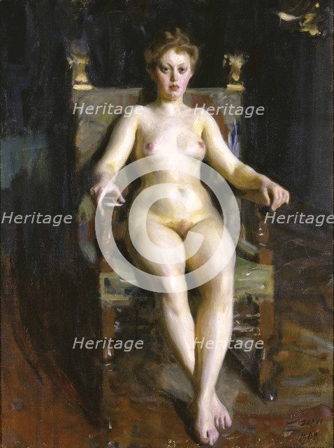 Hilma Eriksson, 1908.