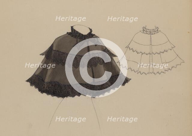 Cape, c. 1936. Creator: Marie Mitchell.