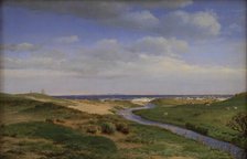 View of the North Coast of Zealand at Dronningmolle, 1844. Creator: Peter Christian Thamsen Skovgaard.