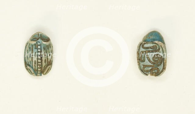 Scaraboid: Frog, Egypt, Second Intermediate Period-Early New Kingdom, Dynasties 15-18... Creator: Unknown.