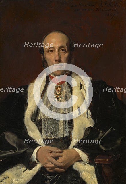 Jules Pelletier, 1867. Creator: Jean Louis Ernest Meissonier.