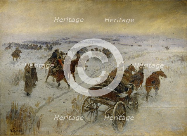 The Battle at Yegorlykskaya, 1928-1929. Artist: Grekov, Mitrofan Borisovich (1882-1934)