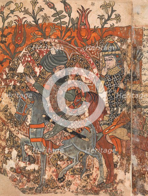 Burzuya's Mission Folio 5v, 6r from a Kalila Wa Dimna of Bidpai, 18th century. Creator: Unknown.