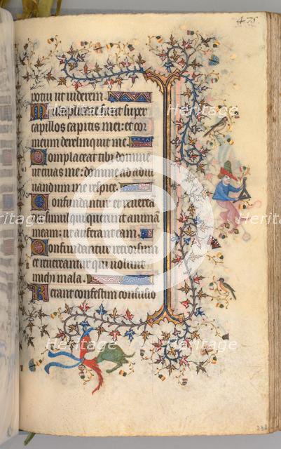 Hours of Charles the Noble, King of Navarre (1361-1425): fol. 232r, Text, c. 1405. Creator: Master of the Brussels Initials and Associates (French).