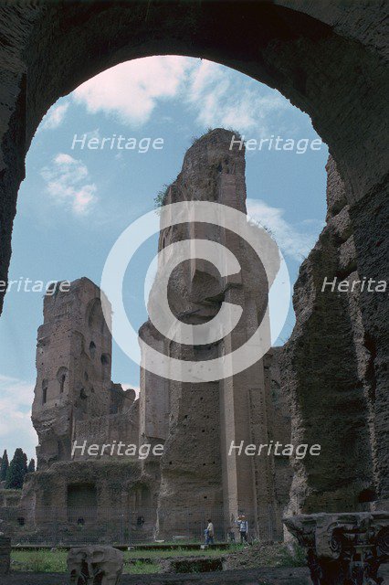 Baths of Caracalla, built by the Emperor's instruction, 3rd century. Artist: Unknown