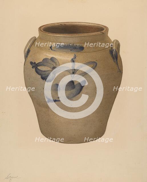 Jar, c. 1941. Creator: Giacinto Capelli.