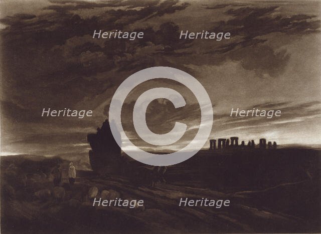 Stonehenge, c1824. Creator: Thomas Goff Lupton.