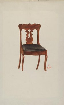 Chair, 1935/1942. Creator: Margaret Stottlemeyer.