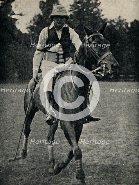 'Winston Churchill Playing Polo', 1920s, (1945). Creator: Unknown.