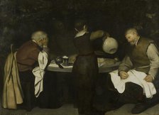 Supper at Emmaus, 1620-1680. Creator: Anon.