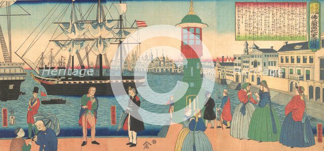 Paris, France, 6th month, 1862. Creator: Utagawa Yoshitora.