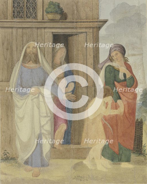 Hagar's Expulsion, c1835. Creator: Philipp Veit.