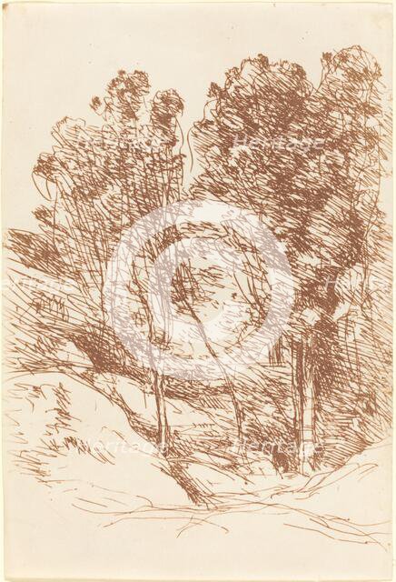 Souvenir of the Sole Valley (Souvenir de la Vallee de la Sole), 1871. Creator: Jean-Baptiste-Camille Corot.