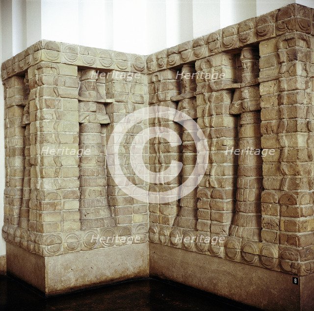 Detail of the Facade of the Temple of Innana, Uruk, c1475 BC. Artist: Unknown