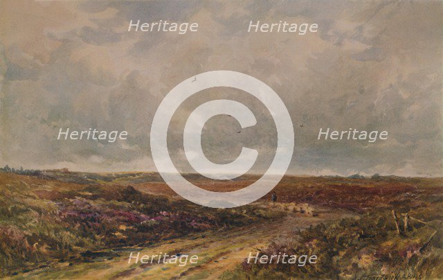 'Stormy Day on a Surrey Common', 19th-20th century, (1935). Artist: John Jessop Hardwick.