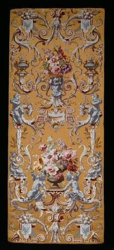 Panel (Furnishing Fabric), Lyon, 1860/80. Creator: Mathevon et Bouvard.
