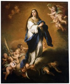 'The Assumption of the Blessed Virgin Mary', between 1645 and 1655.  Artist: Bartolomé Esteban Murillo 