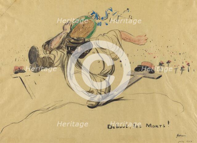 Debout, les Morts!, 1917. Creator: Jean Louis Forain.