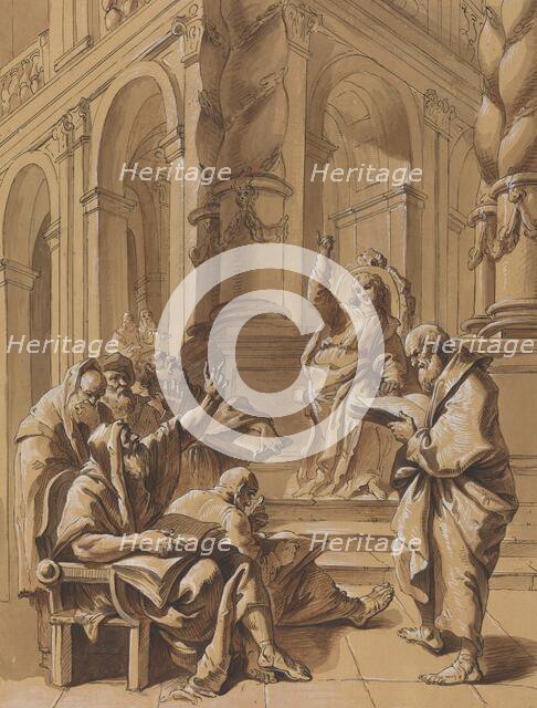 Christ among the Doctors, 18th century. Creator: Francesco Fontebasso.