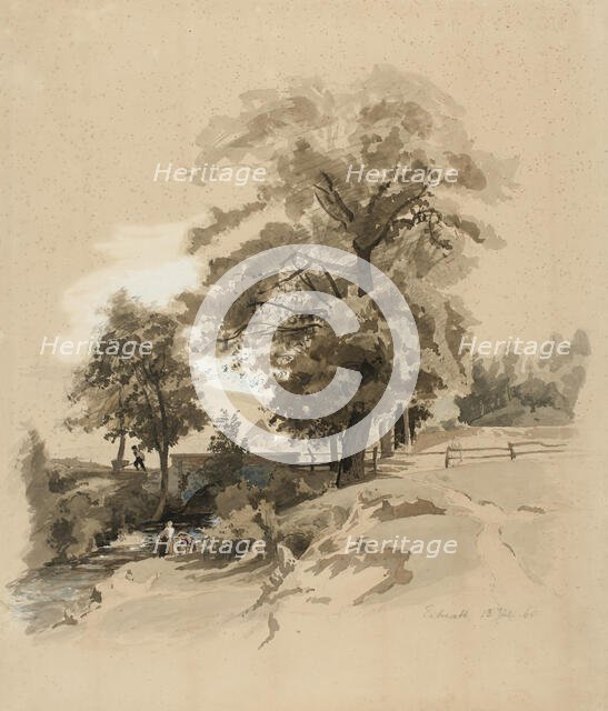 Landscape, 1860. Creator: Werner Holmberg.