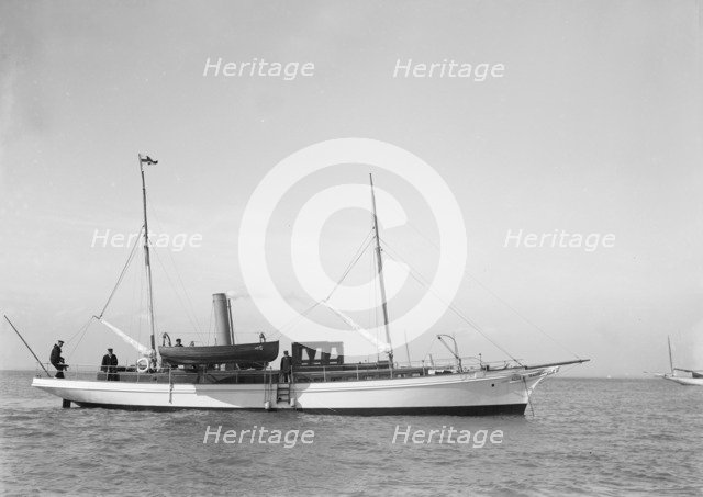 The steam yacht 'Dorothy'. Creator: Kirk & Sons of Cowes.