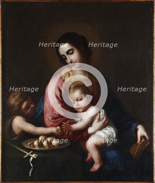 Virgin and child with John the Baptist as a Boy, ca 1659.