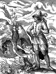 'The Miner', 16th century. Artist: Jost Amman