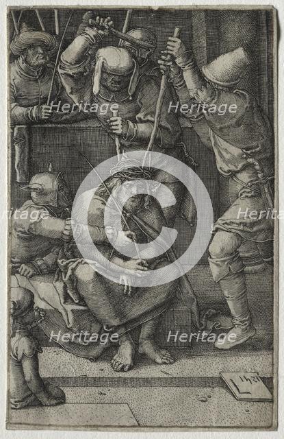 The Passion: Christ Crowned with Thorns, 1521. Creator: Lucas van Leyden (Dutch, 1494-1533).