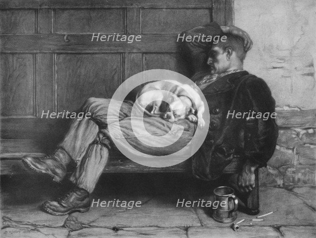 'Let Sleeping Dogs Lie!', 1880, (1912). Artist: Briton Riviere.