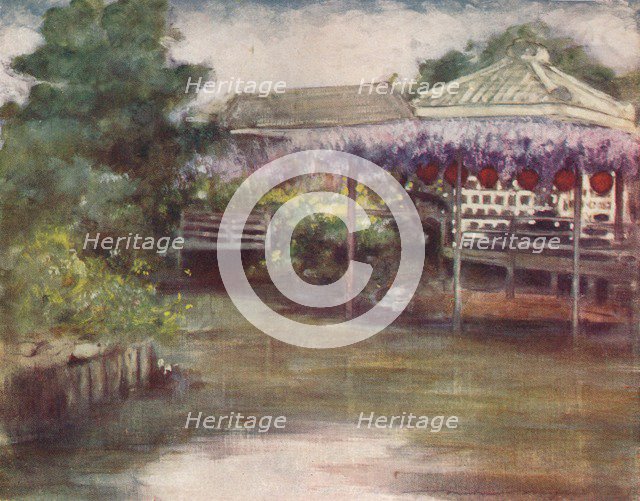 'A Garden', c1887, (1901). Artist: Mortimer L Menpes.