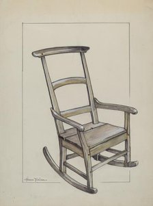 Rocking Chair, c. 1937. Creator: Florence Truelson.