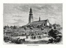 'Convent of Czestochowa', Poland, 1879. Artist: C Laplante
