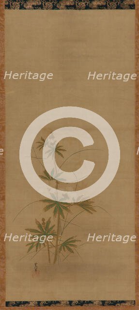 Aibika (part of a set), Edo period, mid 17th-early 18th century. Creator: Kanô Yôboku Tsunenobu.