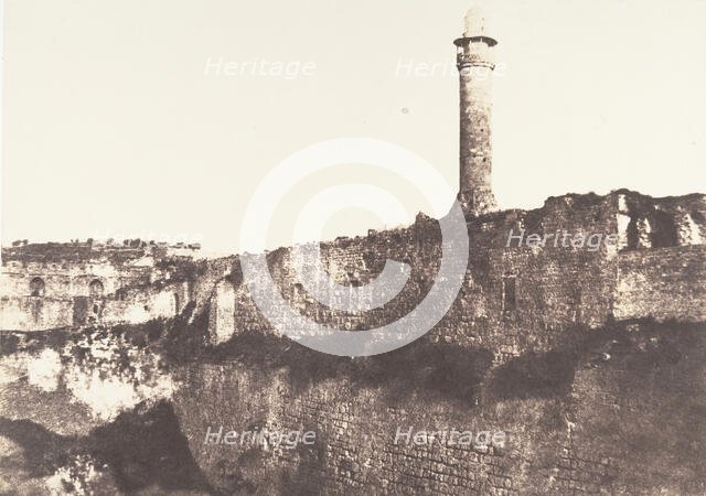 Jérusalem, Enceinte du Temple, Piscine probatique, 2, 1854. Creator: Auguste Salzmann.