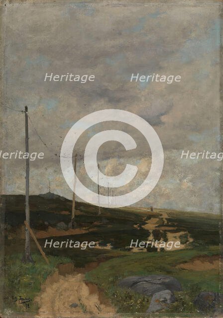 View from Jæren, 1878. Creator: Frits Thaulow.