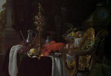 Still Life: A Banqueting Scene, probably ca. 1640-41. Creator: Jan Davidsz de Heem.