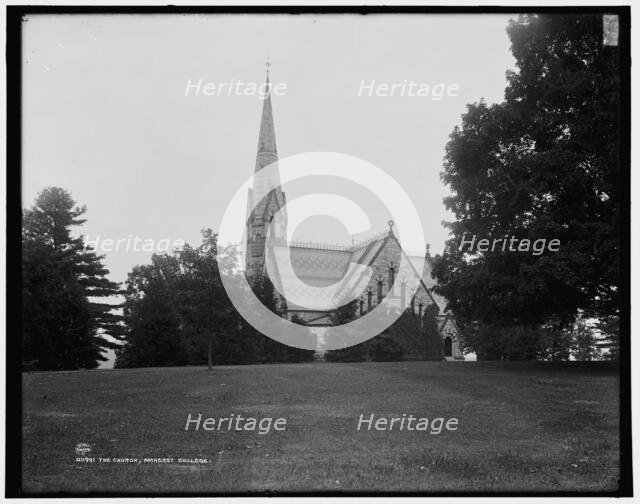 The Church, Amherst College, between 1890 and 1901. Creator: Unknown.