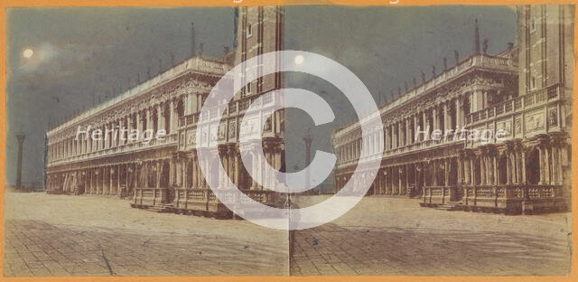 Palazzo Reale/Palace, Venice, about 1865. Creator: Unknown.